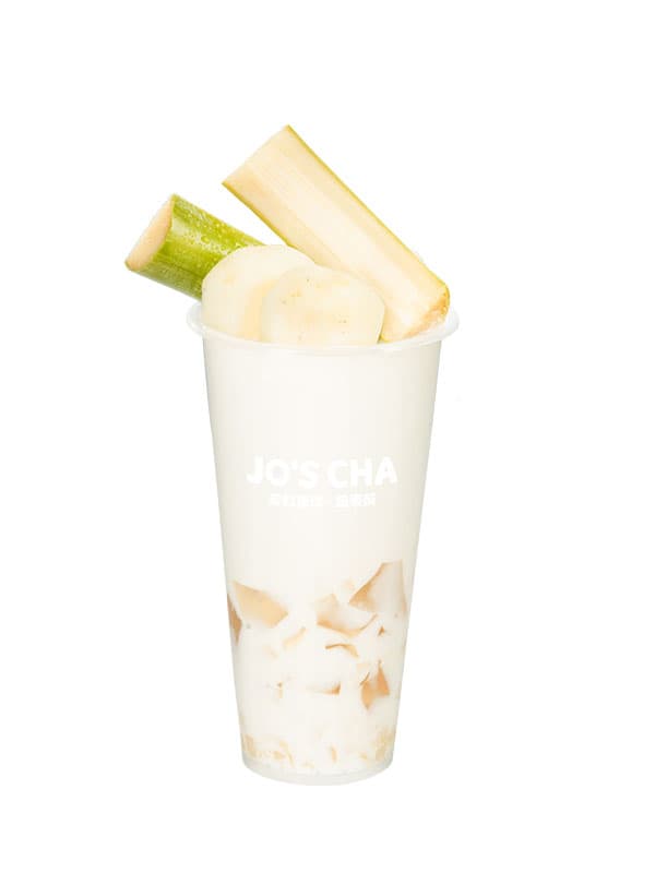Water-chestnut & Sugarcane Milk Tea With Jelly